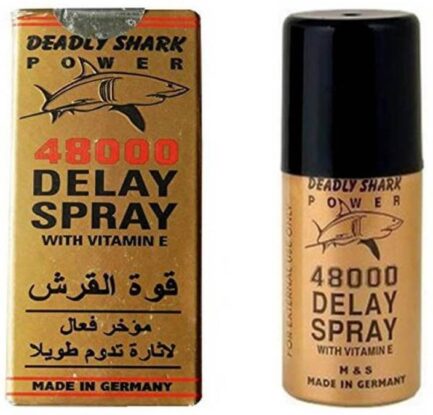 Deadly Shark Power 48000 Delay Spray with Vitamin E 40ML - Image 2