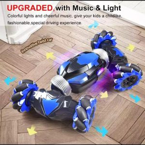 Hand Gesture Remote Control CAR Radio Gesture Induction 2.4G Toy Light Music Drift Dancing Twist Stunt Remote Control Car for Kids For Children And Gift Items