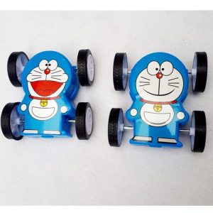 Mini Doraemon Friction Powered Car Toy Pack of 2 for Kids and Boy-2 Side Vehicle Toy