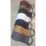 D Buckle Waist Belt Mens Boys Plain Webbing Waistband Casual Canvas Belt