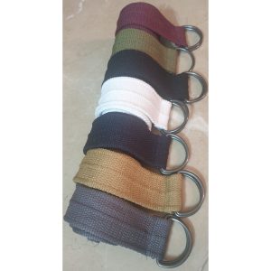 D Buckle Waist Belt Mens Boys Plain Webbing Waistband Casual Canvas Belt