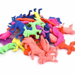 Pack of 100 - Hydrogel Magic Sea Animals Dinosaur Wild Animal Shaped Water Beads Dragon Balls Growing In Water Kids Toy Home Decoration