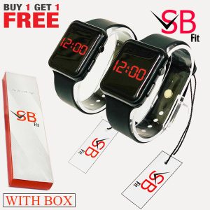 badgePack of 2 - Kids Sport Stylish Watch For Boys / Girls Stylish Led Watch - SB Fit Watches For Men / Women & Kids - Multicolor