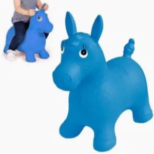 Baby Jumping Animal Hopper - Inflatable Jumping Horse (Large Size) With Music