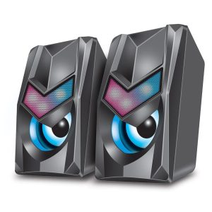 Audionic Octane U30  Mini Mobile Speaker  Solid Stereo Sound  AUX USB 2.0  Laptop Speaker  RGB Light Speaker