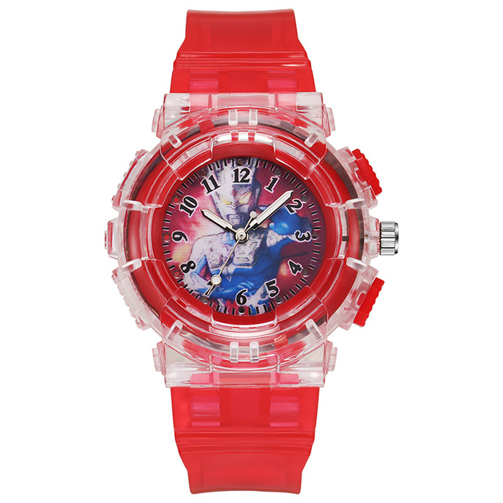 Ultraman LED Digital Watch for Children Life Waterproof Boys Girls Luminous Watch Kids Watches Toy Student Watch Gifts