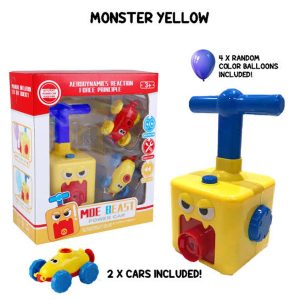 Air Power Balloon Car Race Aerodynamics Inflatable Pump Launcher