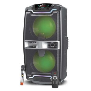 Audionic MH-8x8 Portable Speaker,Digital Display,Built-in FM Radio,SD Card Supported,Wireless HD Mic