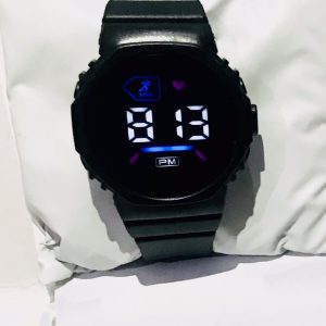 Fashion Outdoor Sports Watches Men Running Big Dial Led Digital Wristwatches Chronograph PU Strap Luminous Watch Clocks