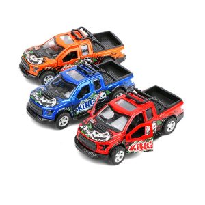 Double Cabin SUV 132 Pull Back Diecast Metal Car for kids - Best Gift for kids - Pull Back Car Toy For Kids and Boys Pullback Car Toy