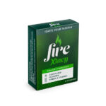 Xtacy Fire Green Contoured Condom - 3 Pieces