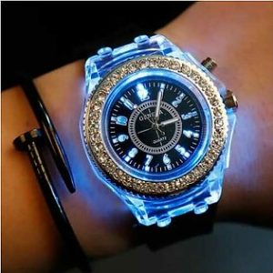 Stylish multi steps light watch for Children Boys and girl