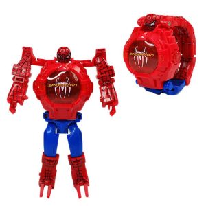 Kids Spiderman 3D Display Watch For Kids - Cartoon Watch For Boys & Girls