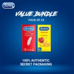 Durex Pack of 2 - Durex Ultra thin feel 12s, Flavours 12s