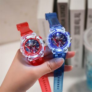 Ultraman LED Digital Watch for Children Life Waterproof Boys Girls Luminous Watch Kids Watches Toy Student Watch Gifts
