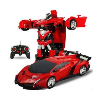 Rc Transformer Lamborghini Car Toy Remote Control Multicolour