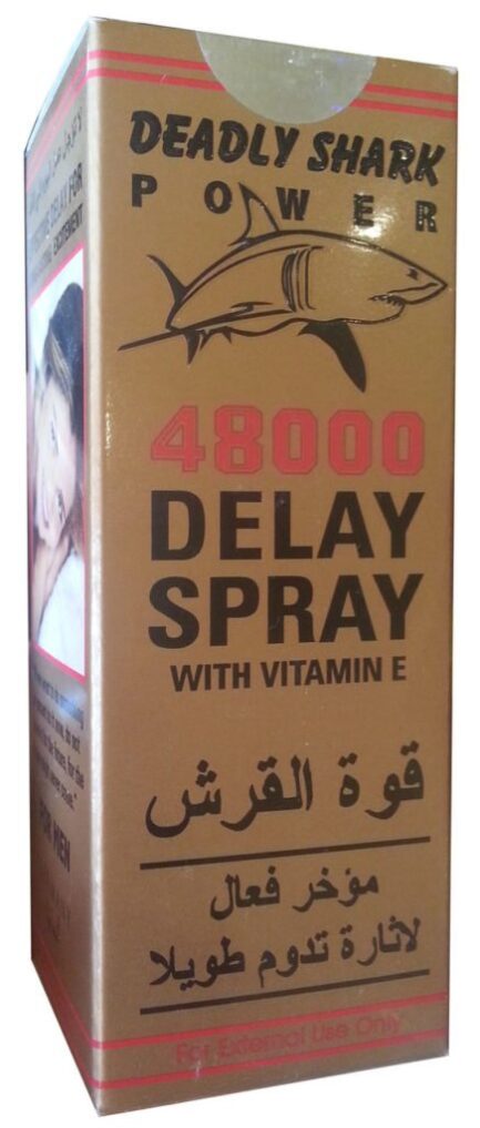 Deadly Shark Power 48000 Delay Spray with Vitamin E 40ML - Image 5