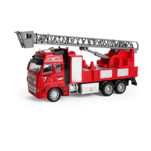 Childrenworld Car Model Toy Shock-proof Fire Truck Children Pull Back Car Toy