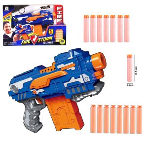 Fire Storm - 16 Soft Dart Blaster Nerf Clip Shooter - Battery Operated