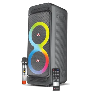 Audionic Solo X80 Portable Speaker TWS Wireless Speaker Karaoke port & wireless MIC Bluetooth Speaker with AUX