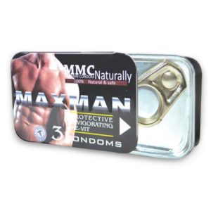 MAXMAN HERBAL LONG TIME DELAY CONDOMS ( 12 CONDOMS PACK )