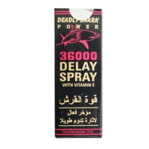 NEW DEADLY SHARK 36000 SEX TIME DELAY SPRAY