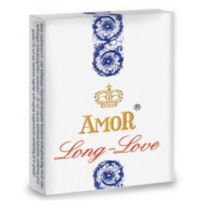 Amor Long Love Time Delay Condom (Pack of 12 Condoms)