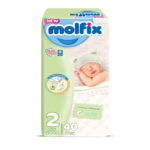 Molfix Diaper,Size 2, Mini, 3-6Kg, 40Pcs,Twin Pack