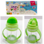 Baby Training Cup Learning Sippy Cup Sippy Training Mug Baby Feeding Cup Baby Water Sipper Feeder with Handles-Al Mustafa Traders