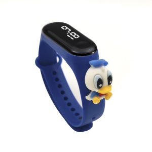 Cartoon strap Waterproof watch for Kids -Boys Girls Digital LED Sports Wrist Watch with Touch