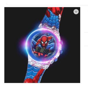 Spiderman Frozen Digital Music Watch for Kids-Color Random