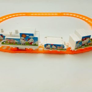 Hello kitty train with train track set toy for kids(boys and girl)(cell not include)