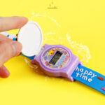 Happy Time Cartoon Electronic Watch Children Time Toy Digital Watch for Girls
