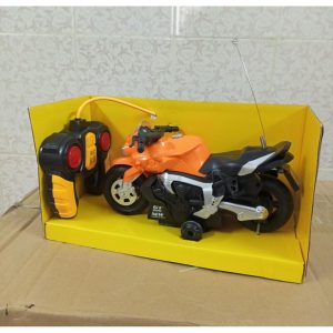 TOY TITANS  REMOTE CONTROL HEAVY MOTOR BIKE FOR KIDS - 360° WHEEL SPIN - RECHARGABLE