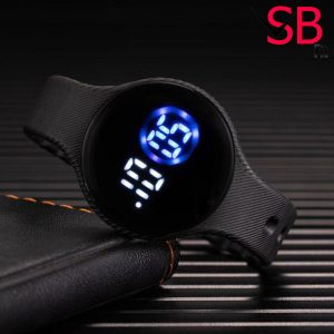 Waterproof Touch Round Digital Led Sports Watch For Boys - Slim Fit SB FIT Digital Led Stylish Watch For Girls & Boys
