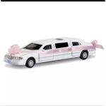 Kinsmart metal limousine car 7 die cast model car limousine toy car for kids baby
