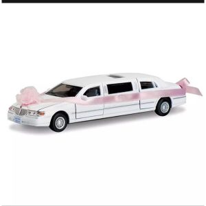 Kinsmart metal limousine car 7 die cast model car limousine toy car for kids baby