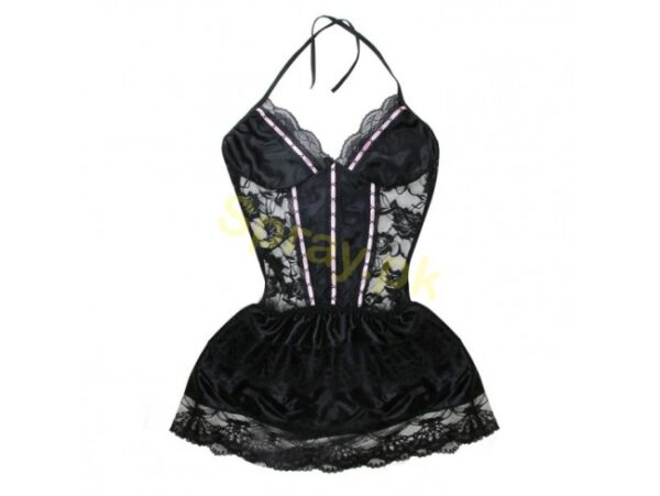 Hot Sexy Lingerie G-String Back less Nighty – HB08 - Image 6