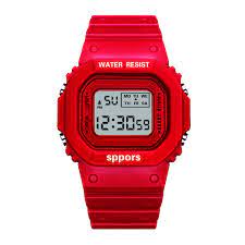 Hot Sale Square Children's Multifunction LED Digital Watch Waterproof Boys Girls Luminous Watch Kids Watches Toy Student Watch Giftss