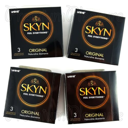 SKYN® ORIGINAL Non-Latex 3's Condoms BUNDLE OF 12 BOXES