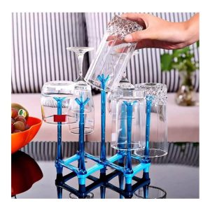 Glass Mug Holding Stand For Dining Glass Folding Beautiful Shape Stand-Kitchen Tools