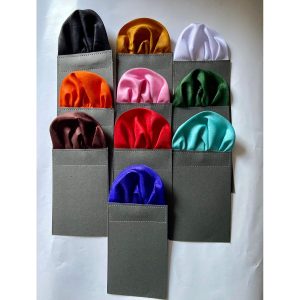 New Deals Pack Of 10 - Pre Folded Men Coat Pocket Square Romal Necktie On Card Bouquet - Assorted Woven Men's Pocket Square