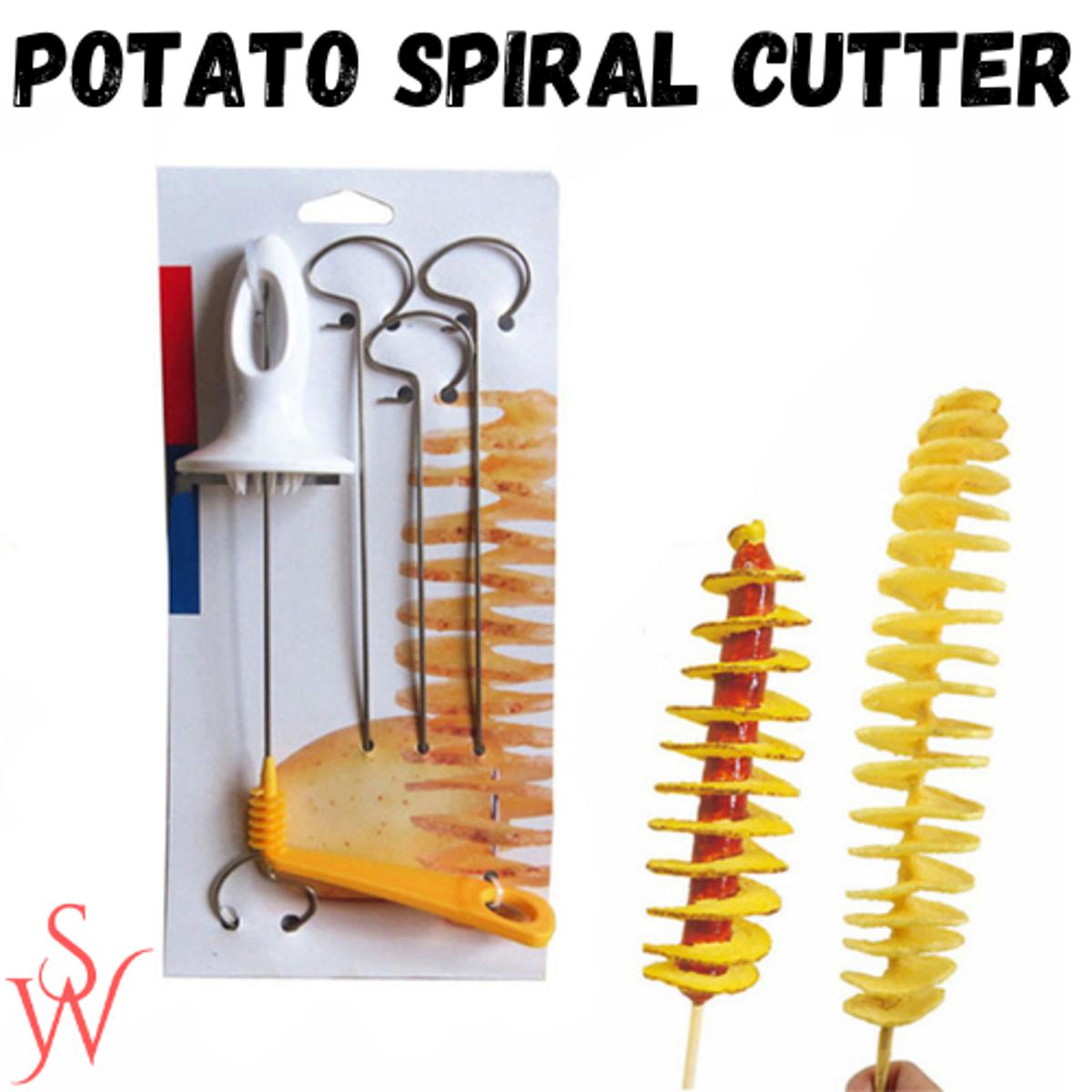 Potato Spiral Cutter - Cucumber Carrot Potato Vegetables Spiral Knife  Kitchen Accessories Tools - One Click Shopping