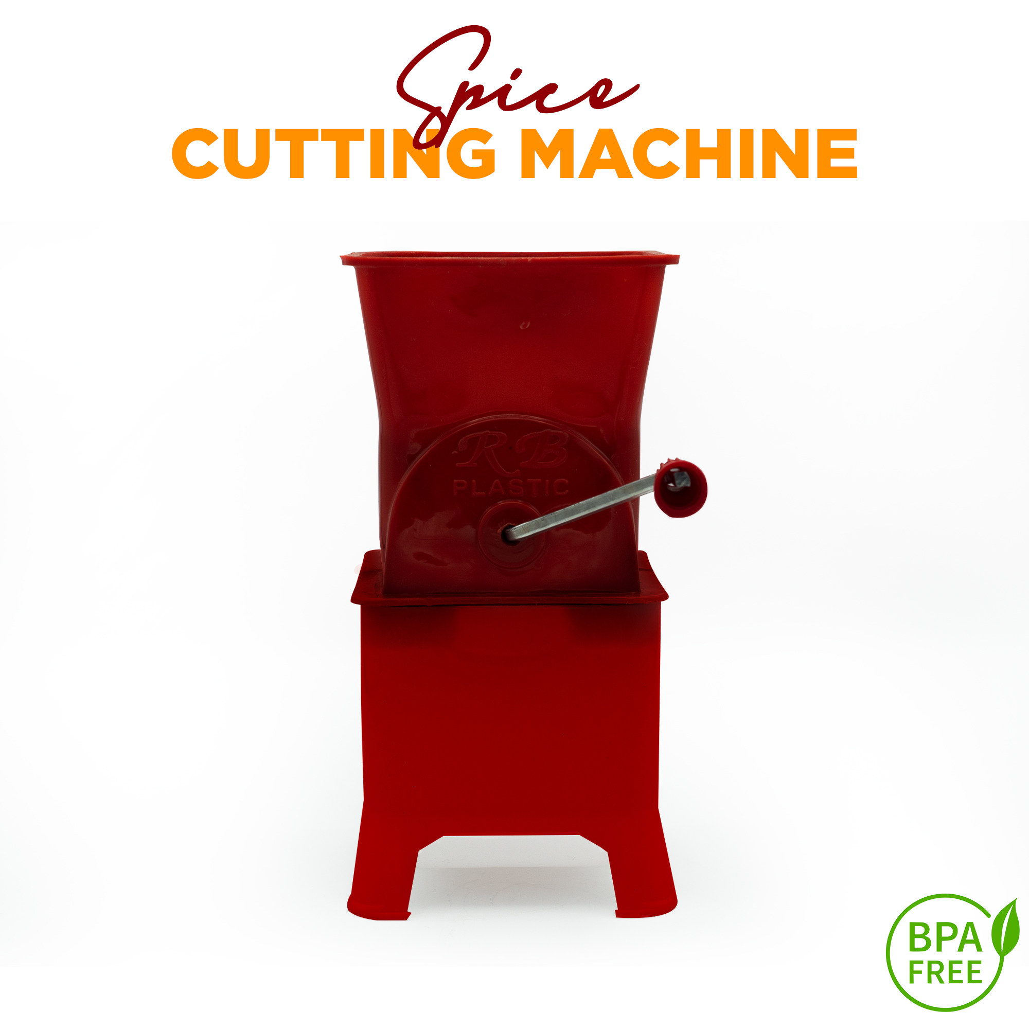 FIZ Manual Chilli Cutter or Spice Grinder, Onion, Ginger and Garlic Chopper Hand Coriander Dhania Cutter- Kitchen Tool