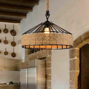 Retro Rope Creative Modern Design Pendant Lamp Decoration E27 Pendant Lights
