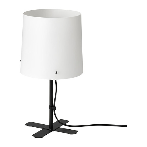 IKEA Floor Table lamp BARLAST, blackwhite, 150 cm