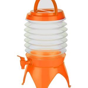 1 Pc, 5.5 Litter Portable Beverage Container Drink Dispenser Foldable Collapsible Water