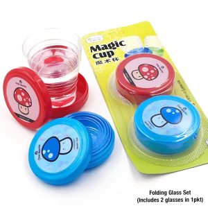 Portable Folding Collapsible Magic Cup Set of 2