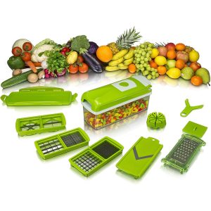 Speedy Chopper 12 Pieces Nicer Dicer Plus Fruit & Vegetable Slicer All in One Kitchen