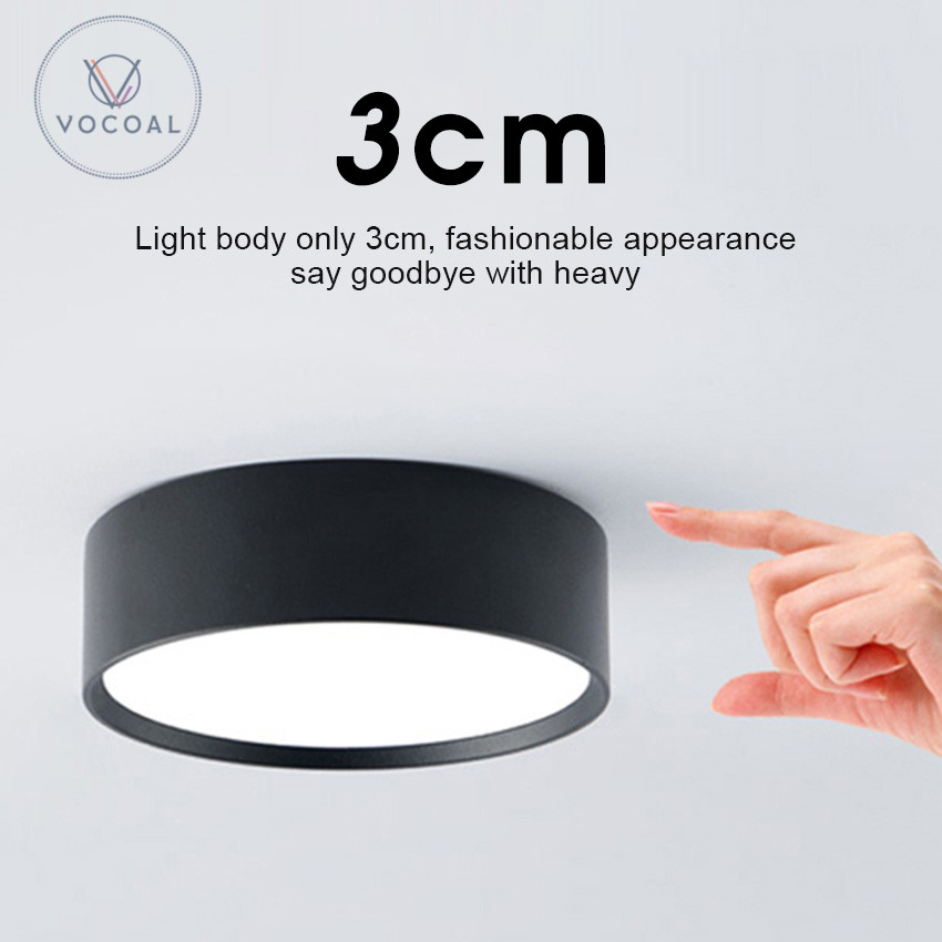 Vocoal LED Aluminum Drop Ceiling Lights Living Room Lighting Ceiling